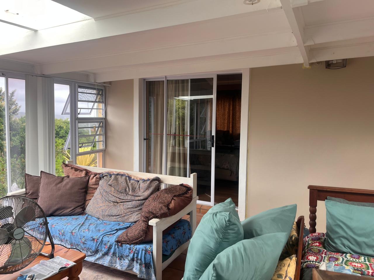 Sunroom interior — completed painting